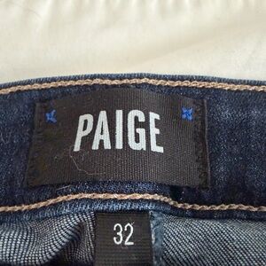 PAIGE Midnight Indigo Denim Jeans size 32